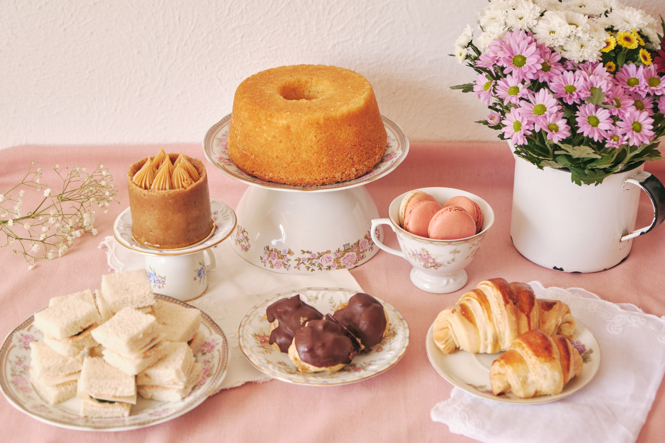 Assorted Pastries and Snacks for High Tea